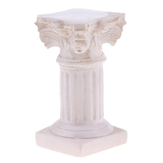 For Garden Diorama Yard Scenery Decor Resin Roman Column Pillar Model