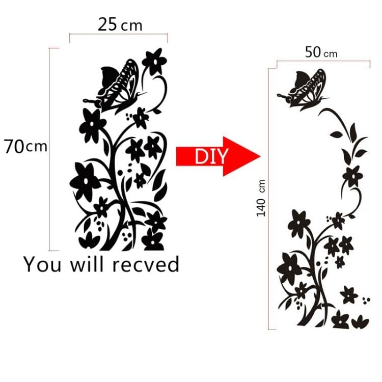 Creative Refrigerator Sticker(Black)