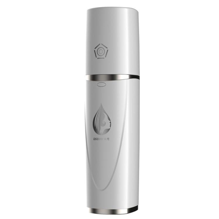 LSHOW YJK009 DC 5V 1A Hand-held Skin Care Water Atomizer Nano Sprayer Water Supplementary Instrument, Water Tank Capacity: 6ml(White)