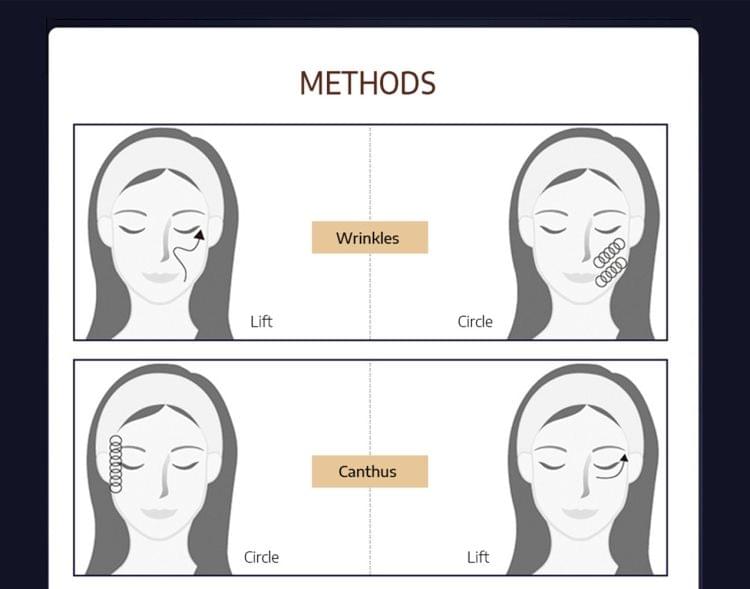 K-SKIN OP9910 EMS Anti-Aging RF Skin Lifting Face Massager For Home Use EMS Technology 3 Adjustable Levels Wrinkles Removal
