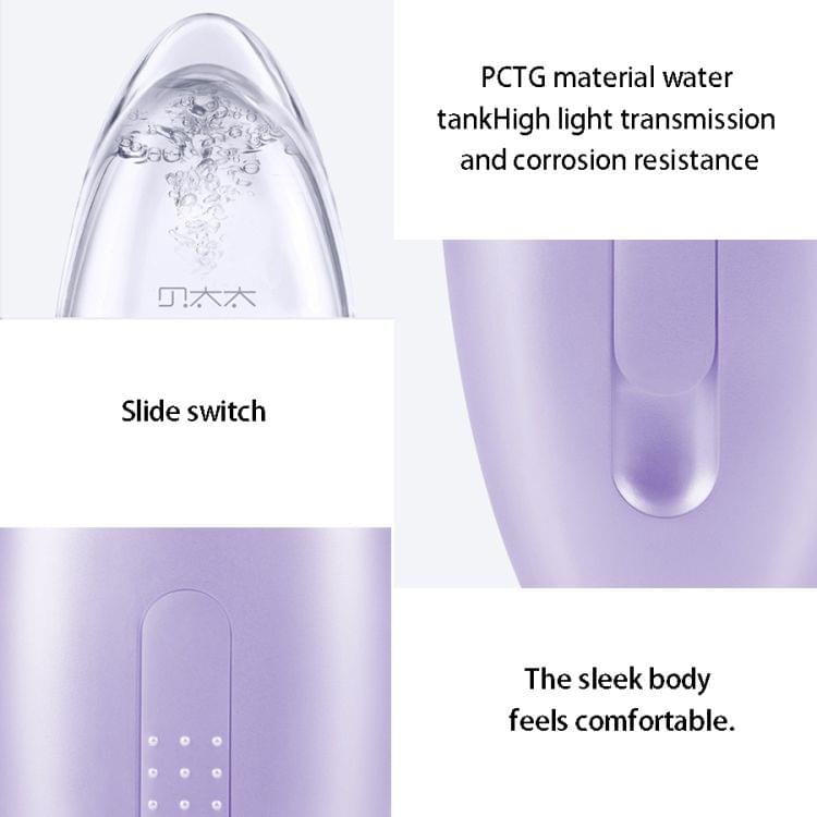 Original Xiaomi LADY.BEI Beauty Facial Sprayer Ultrasound Water Supplementary Instrument (Purple)