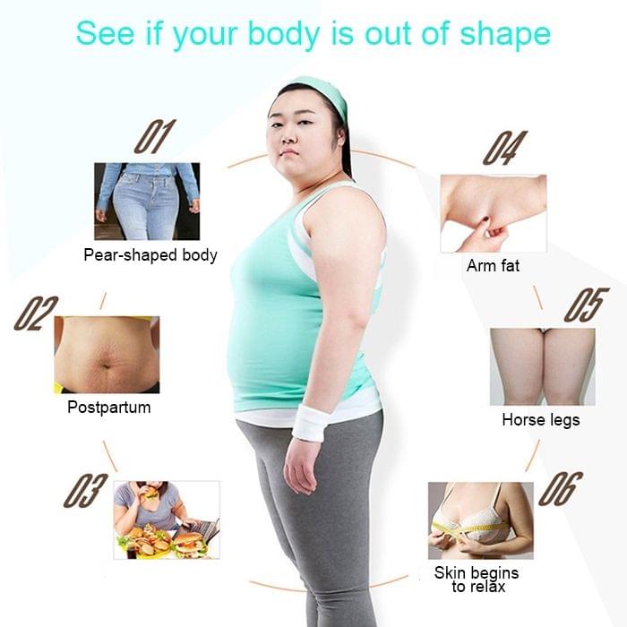 TM-3050 Ultrasonic Infrared Electric Slimming Shaped Body Beauty Device Vibration Massager, EU Plug