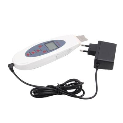 LW-006 Portable Digital Facial LCD Ultrasound Skin Scrubber(White)