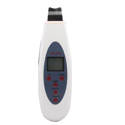 LW-006 Portable Digital Facial LCD Ultrasound Skin Scrubber(White)