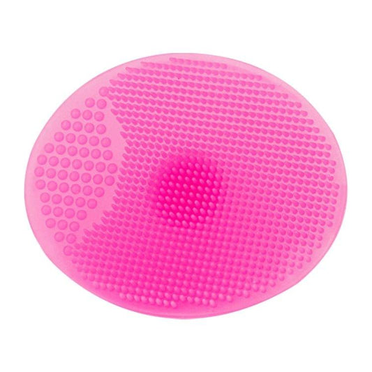 10 PCS Cleaning Pad Wash Face Facial Exfoliating Brush SPA Skin Scrub Cleanser Tool(rose  red)
