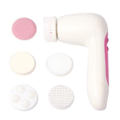 6 in 1 Waterproof Facial Cleansing Instrument (Size:  130 x 85 x 40mm)(Magenta)