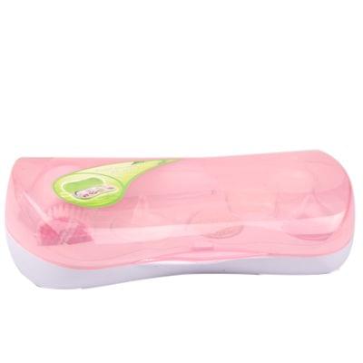 6 in 1 Facial Cleansing Instrument (Size:  130 x 85 x 40mm)(Magenta)