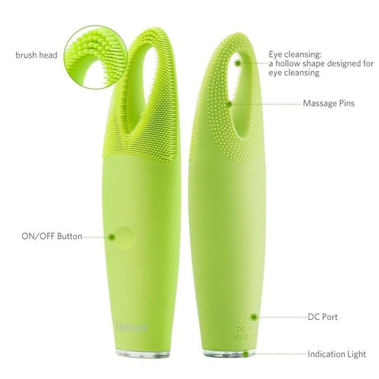 Mini Electric Massage Brush Eye Makeup Cleansing Washing Machine Waterproof Silicone Cleansing Tool