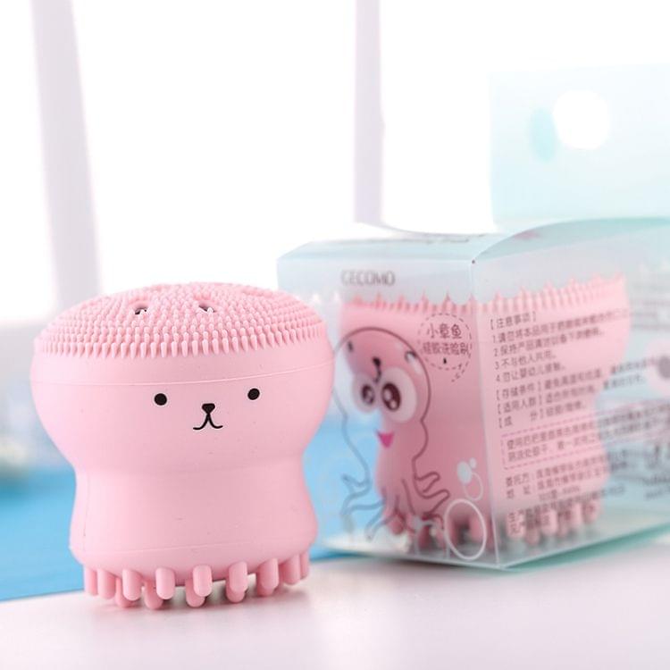 GECOMO Small Octopus Shape Silicone Face Cleansing Brush