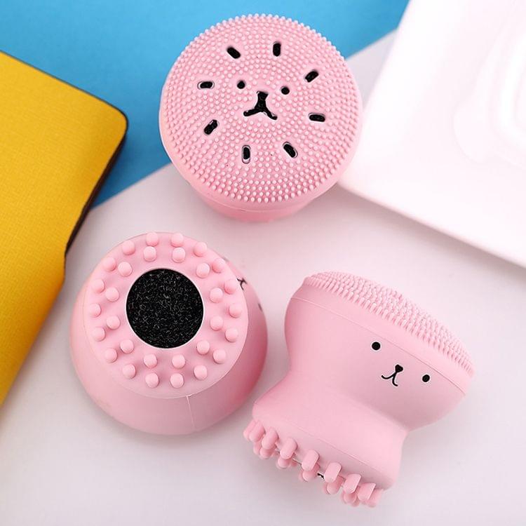 GECOMO Small Octopus Shape Silicone Face Cleansing Brush