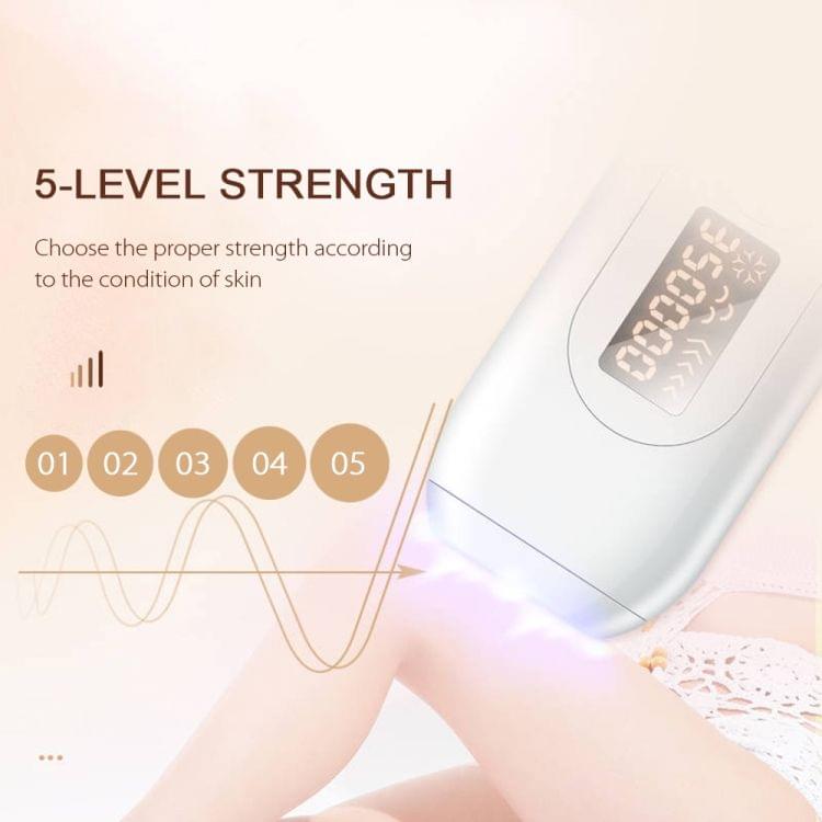 K-SKIN KD503A Electric Epilator Portable Household Photon Hair Removal Instrument 5-level Strengh Advanced Photon Technology