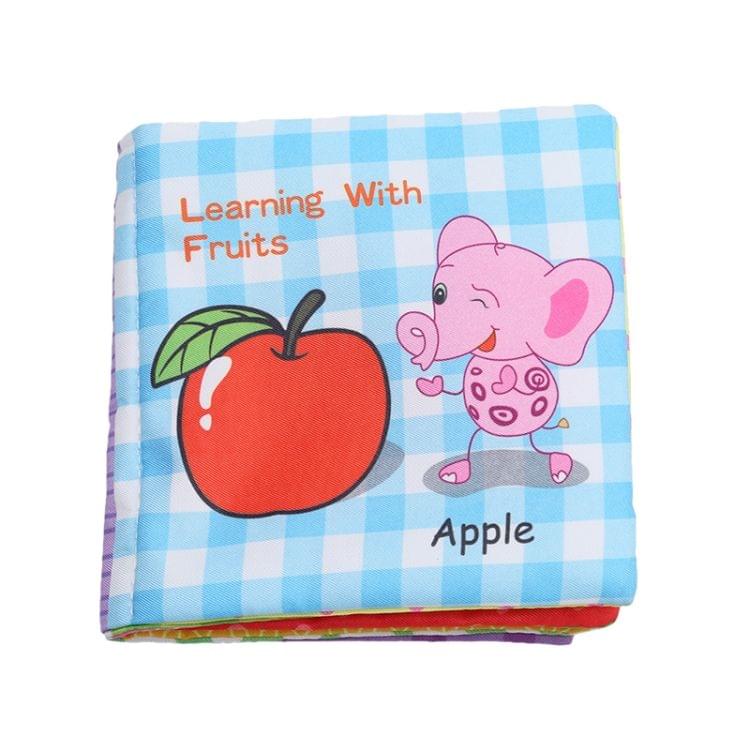 Baby Rattles Toy Soft Animal Cloth Book Newborn Stroller Hanging Toy Early Learning Education Baby Toys(Shape)
