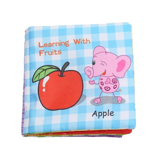 Baby Rattles Toy Soft Animal Cloth Book Newborn Stroller Hanging Toy Early Learning Education Baby Toys(Shape)