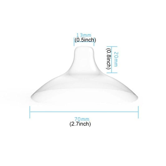 REAL BUBEE Prevent Biting Soft Silicone Ultrathin Nipple Shield Nursing Protector