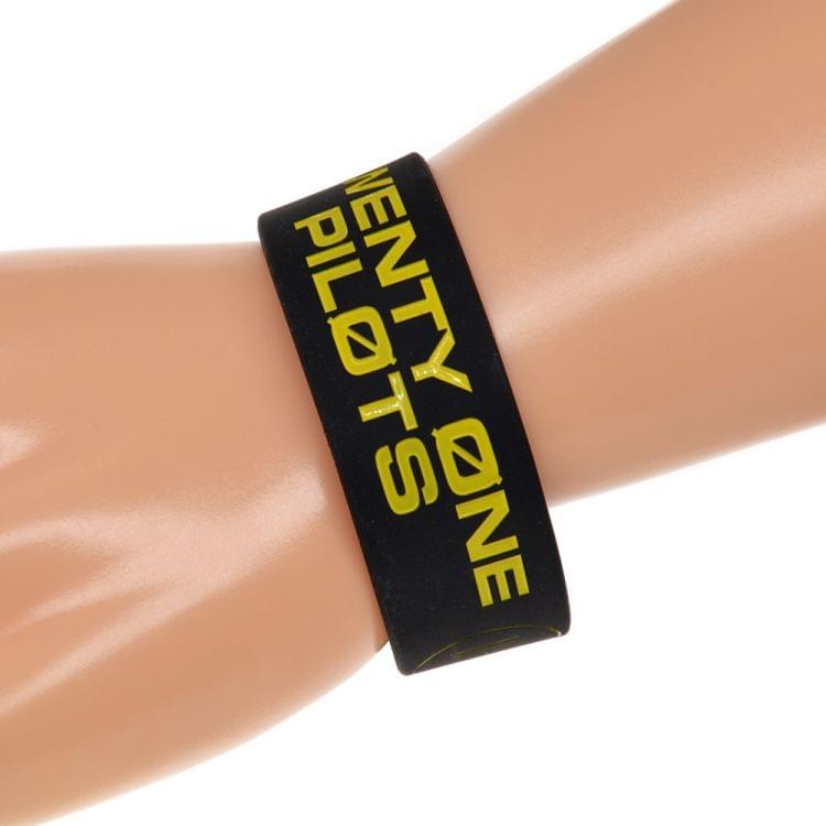 10 PCS Classic Decoration Bracelet Twenty One Pilots Trench Silicone Wristband