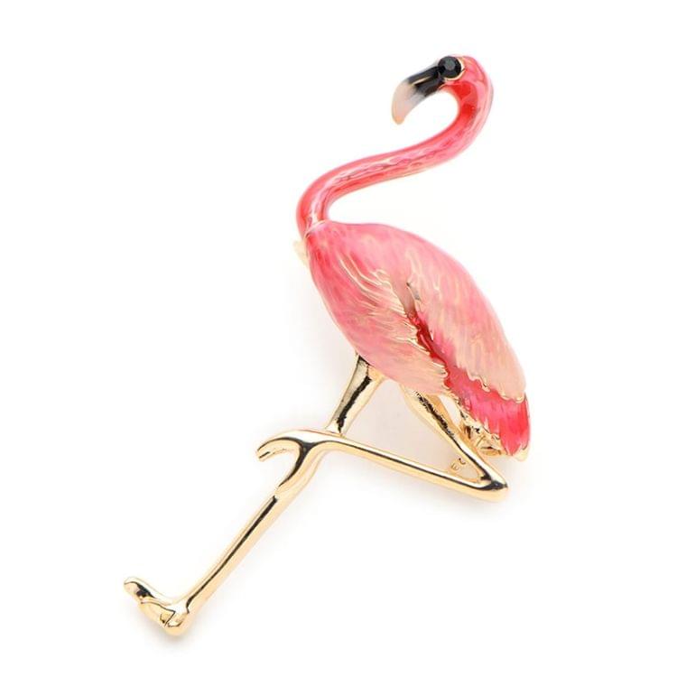 Flamingo Brooch Accessories For Woman(Red)
