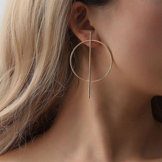 Hoop Punk Style Women Party Jewelry Accessories(Black)