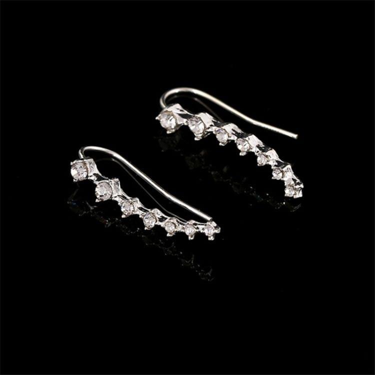 Women Diamond Star Earring Dipper Gold