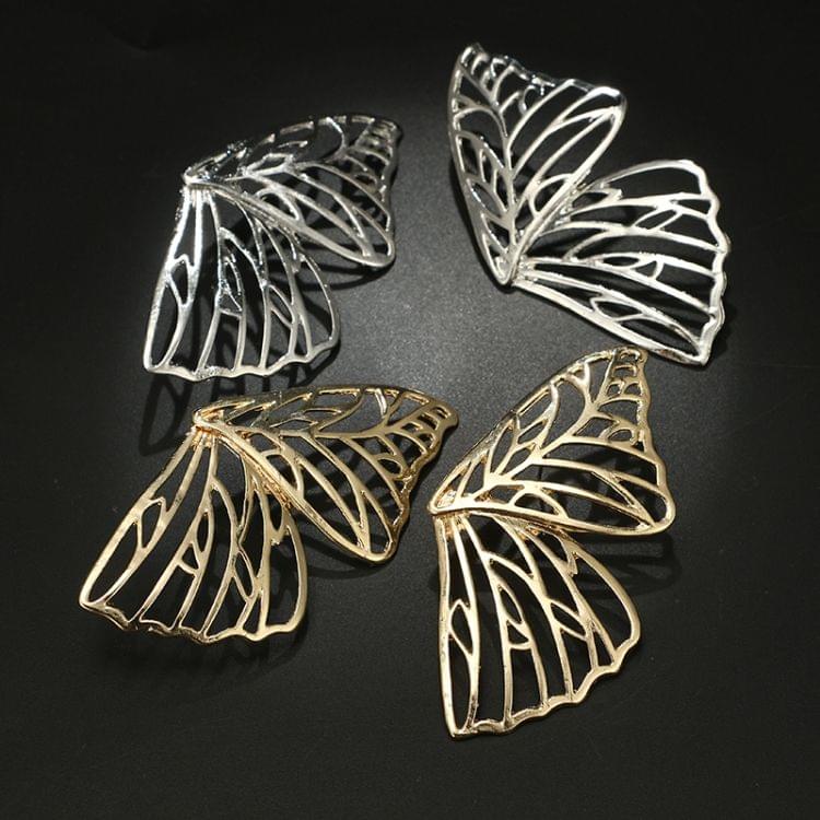 Metal Hollow Butterfly Drop Dangle Earring for Women(gold)