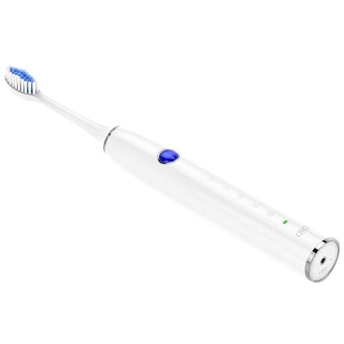 QYG Q1-W IPX7 Waterproof 5 Modes Wireless Charging Electric Sonic Toothbrush(White)
