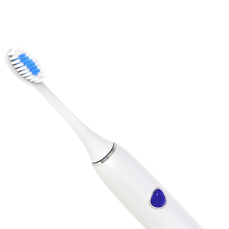 QYG Q1-W IPX7 Waterproof 5 Modes Wireless Charging Electric Sonic Toothbrush(White)