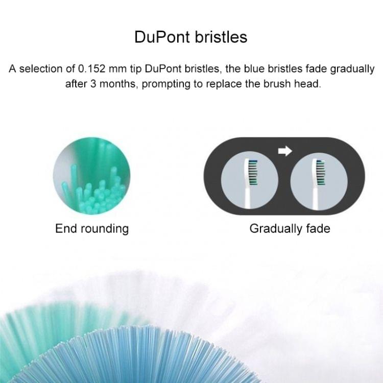 H9 Waterproof USB Charging Oral Cleaning Acoustic Wave Electric Toothbrush (Blue)