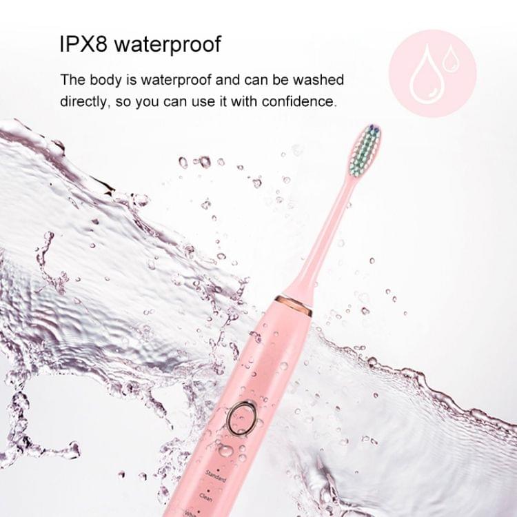 H9 Waterproof USB Charging Oral Cleaning Acoustic Wave Electric Toothbrush (Blue)