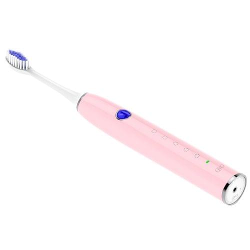 QYG Q1 IPX7 Waterproof 5 Modes Rechargeable Electric Sonic Toothbrush(Pink)
