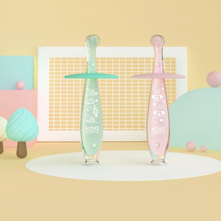 2 PCS  Original Xiaomi Silicone Toothbrush Soft Brush Small Size For 3 to 8 Month Baby