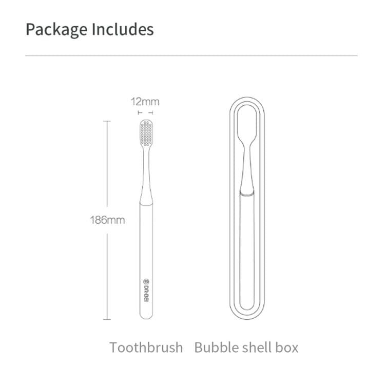 Original Xiaomi Oral Health Care Soft Superfine Toothbrush (Grey)