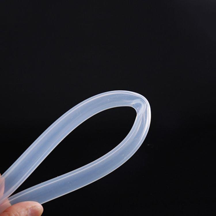 Food Grade Transparent Silicone Rubber Hose Out Diameter Flexible Silicone Tube, Specification:8x10mm(1m)