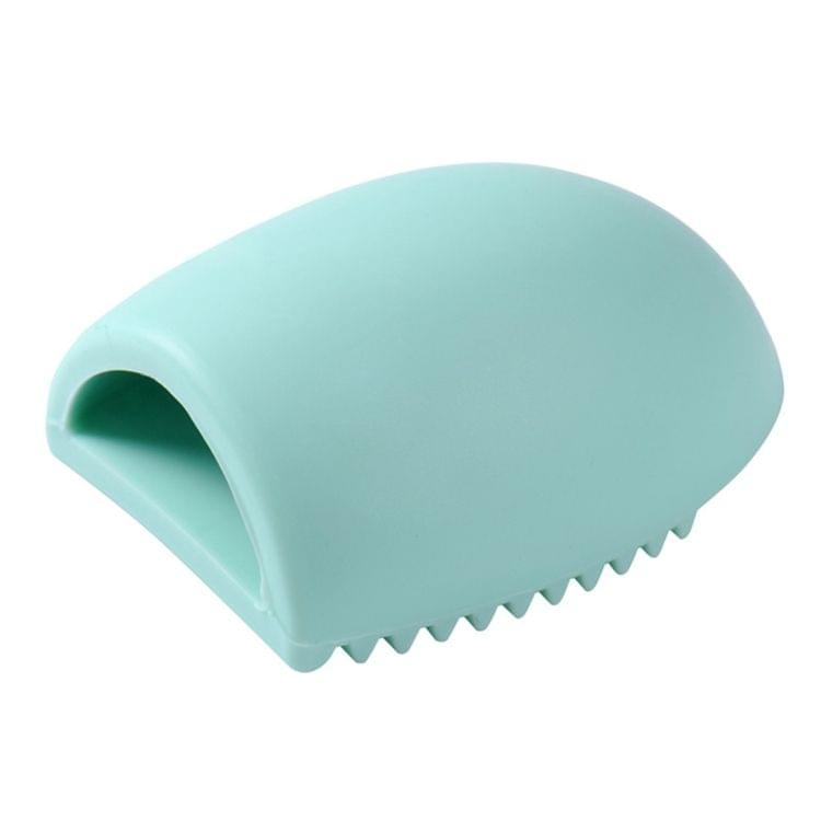Silicone Cleaning Cosmetic Make Up Washing Brush Cleaner Scrubber Tool(Green)