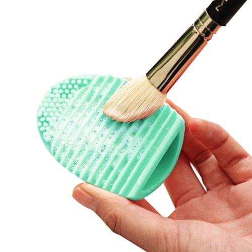 Silicone Cleaning Cosmetic Make Up Washing Brush Cleaner Scrubber Tool(Green)