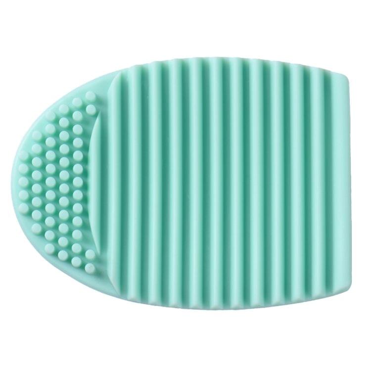 Silicone Cleaning Cosmetic Make Up Washing Brush Cleaner Scrubber Tool(Green)
