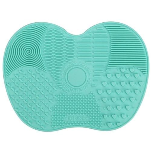 Silicone Brush Cleaner Mat Washing Tools for Cosmetic Make up Eyebrow Brushes Cleaning Pad Scrubber Board Makeup Clean Tool(Green)