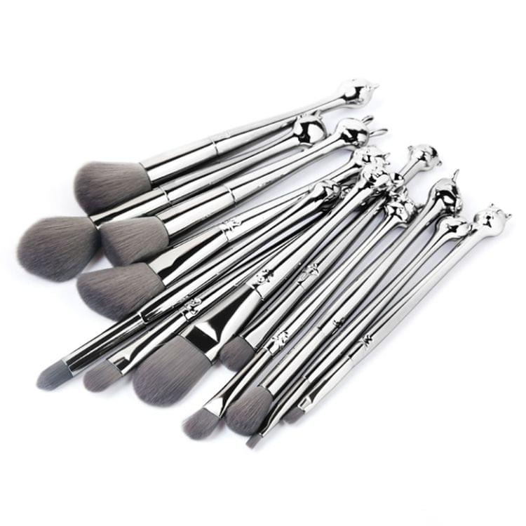 MAANGE 12 in 1 Twelve Chinese Zodiac Handle Multi-functional Makeup Brush