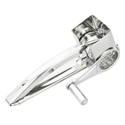 Cheese Grater Rotory Container Stainless Steel Hand-Crank Rotary Shredder with 3-4 holes