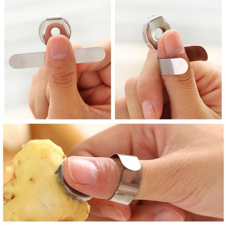 5 PCS Creative Kitchen Multi-functional Health Plane Garlic Apparatus Stainless Steel(Grey)