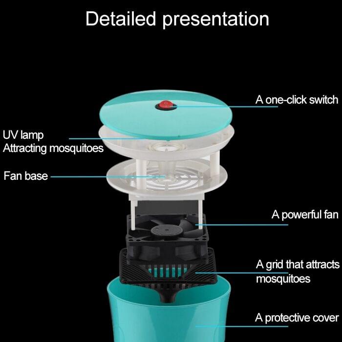 LED Light Efficient 6 LEDs Mosquito Killer Lamp
