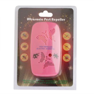 Ultrasonic Electronics Insecticide with Two Steps of Adjustable, Pink (EU Plug)