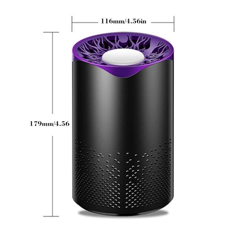 YWXLight USB Electronics Mosquito Killer Lamp Pest Control Electric Mosquito Killer Fly Trap LED Light Lamp Bug Insect Repeller (Black)