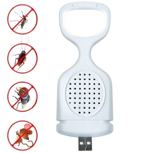 Home Portable Multi-function USB Macaroon Electronic Mosquito Repellent (White)