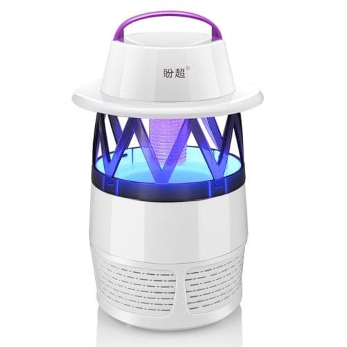 5W 6 LEDs USB Powered No Radiation Mute Photocatalyst 7-blade Fan Mosquito Killer Lamp (White)