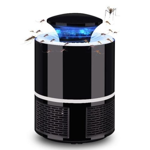 Home 5W LED Radiation-free USB Eradicate Flies Mosquito Lamp(Black)