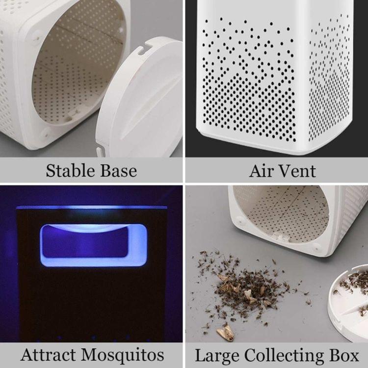 YWXLight Electric Mosquito Killer Lamp USB LED Night Light Lamp Bug Insect Killer Lights Pest Repeller (White)