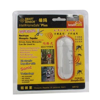 Neck-type UltraSonic Mosquito Repeller with Personal Alarm / Flashlight