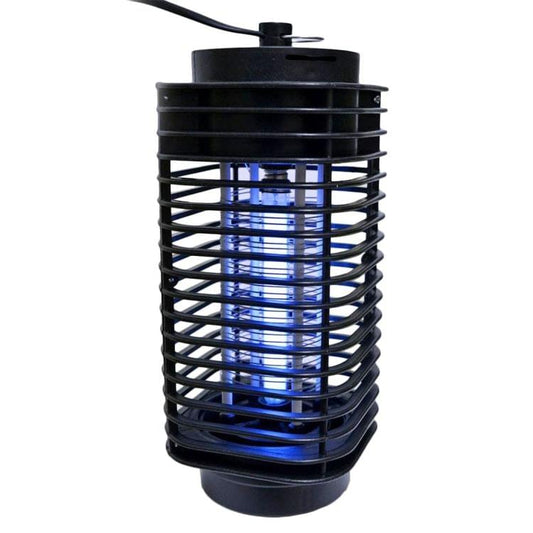 3W Microwave Insect Killer Electric Mosquito Fly Bug Insect Control with Trap Lamp, AC  220V, EU Plug(Black)
