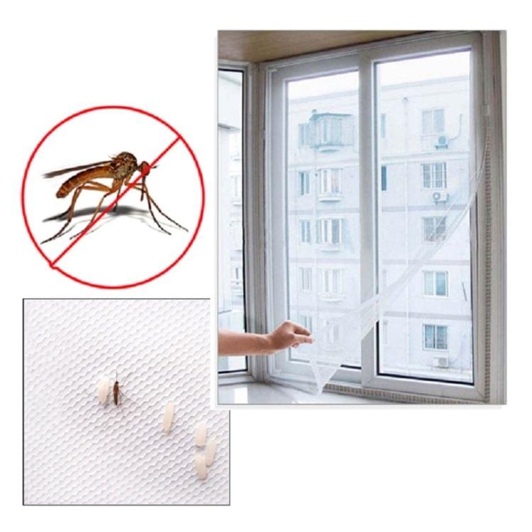 DIY Fly Mosquito Bug Mesh Window Screen Self-adhesive Anti-mosquito Net （10X12CM）