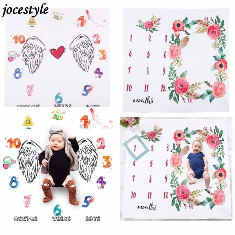 DIY Children Photo Props Photography Cloth Baby Photo Carpet(Love Sports)