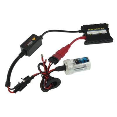 35W 2x H4 Slim HID Xenon Light, High Intensity Discharge Lamp, Color Temperature: 8000K